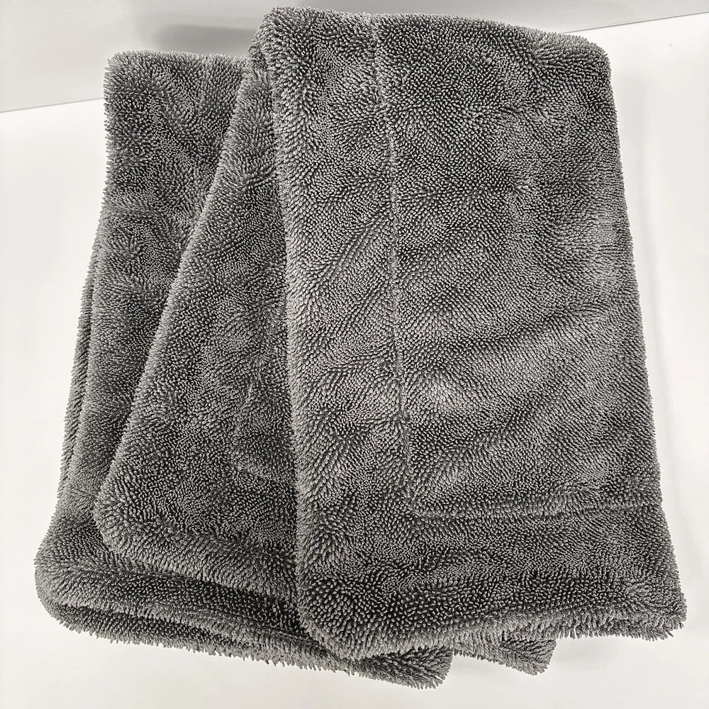 Edgeless Microfiber 1200 1400 GSM Wash Car Care Microfibre Detailing Car Micro Fiber Cloths Cleaning Twisted Loop Drying Towels