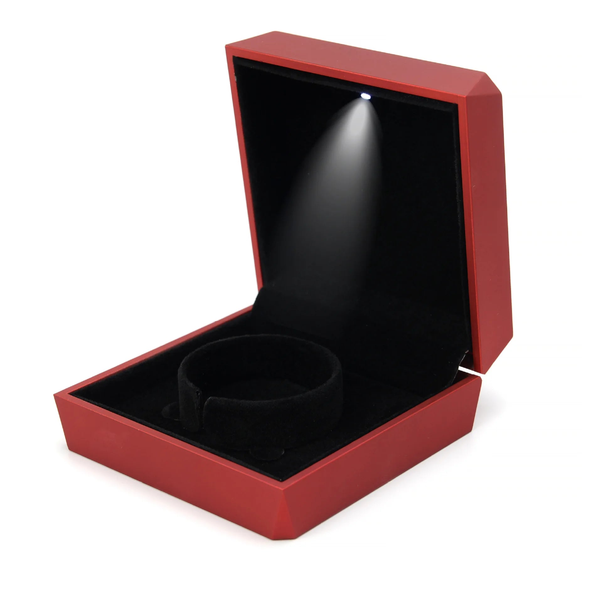 Luxury Jewelry Set LED Light Christmas Gift Packaging-Small Paper for Ring Earrings Chain Bracelet Made Plastic