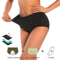 Wholesale Womens Bamboo Period Panties Leak Proof Menstrual Underwear Panties for Night Heavy Flow Comfort Breathable