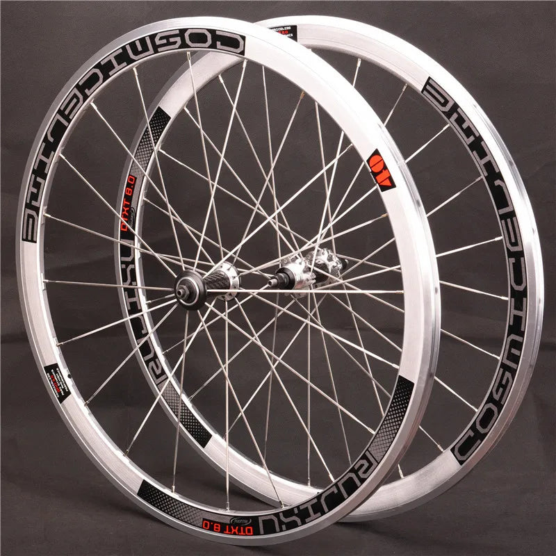 700C Fixed-gear Bicycle Wheelset - 40mm Aluminum Alloy Carbon Tube Fixed-gear Racing Wheelset