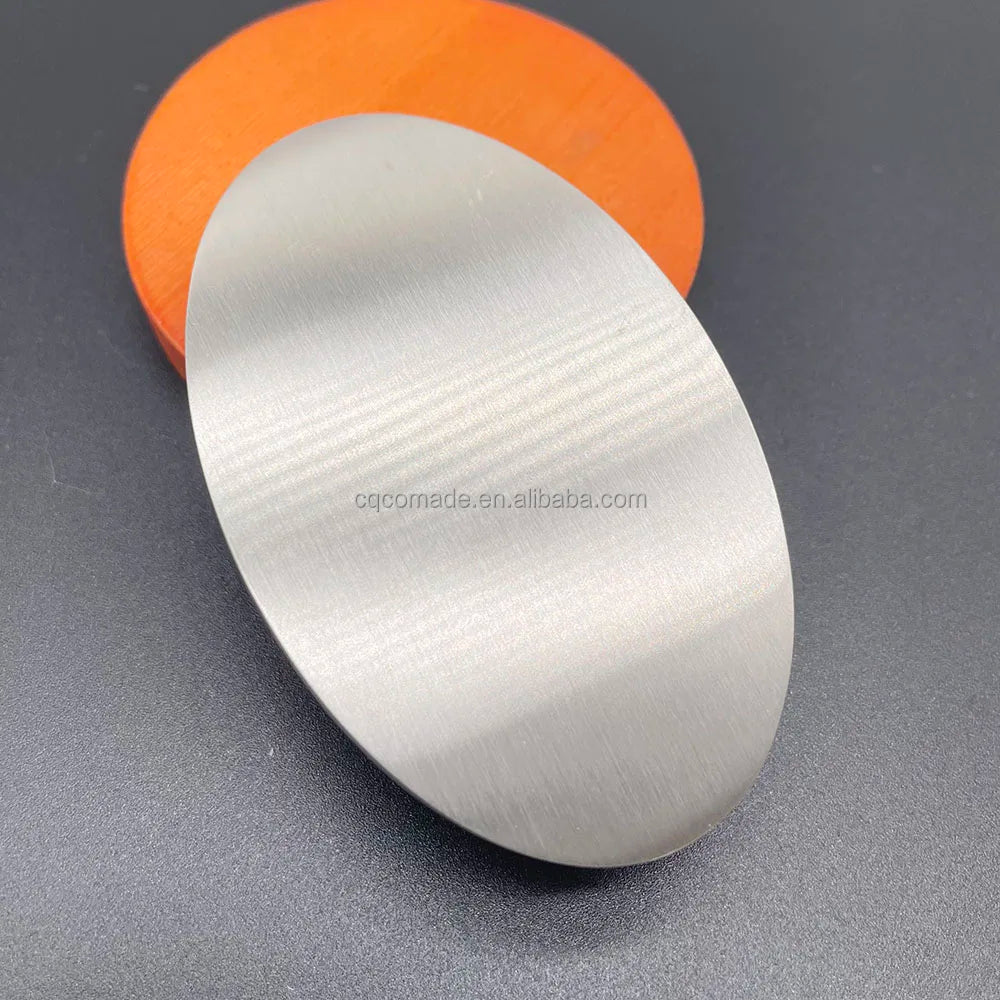 40 mm Brushed Stainless Steel Belt Buckle Oval Blanks Custom Stainless Steel Buckle
