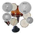 Arborea Cymbal Sets Sliver Mute Cymbal Set Five Pieces 14 Hi-Hat+16"Crash+18"Crash+20"Ride