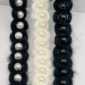 JFL040 Off-the-shelf Wool Pearl Lace Highlights 7 Pearl Garment Accessories Clothing Hat Bags Decorative Ribbon