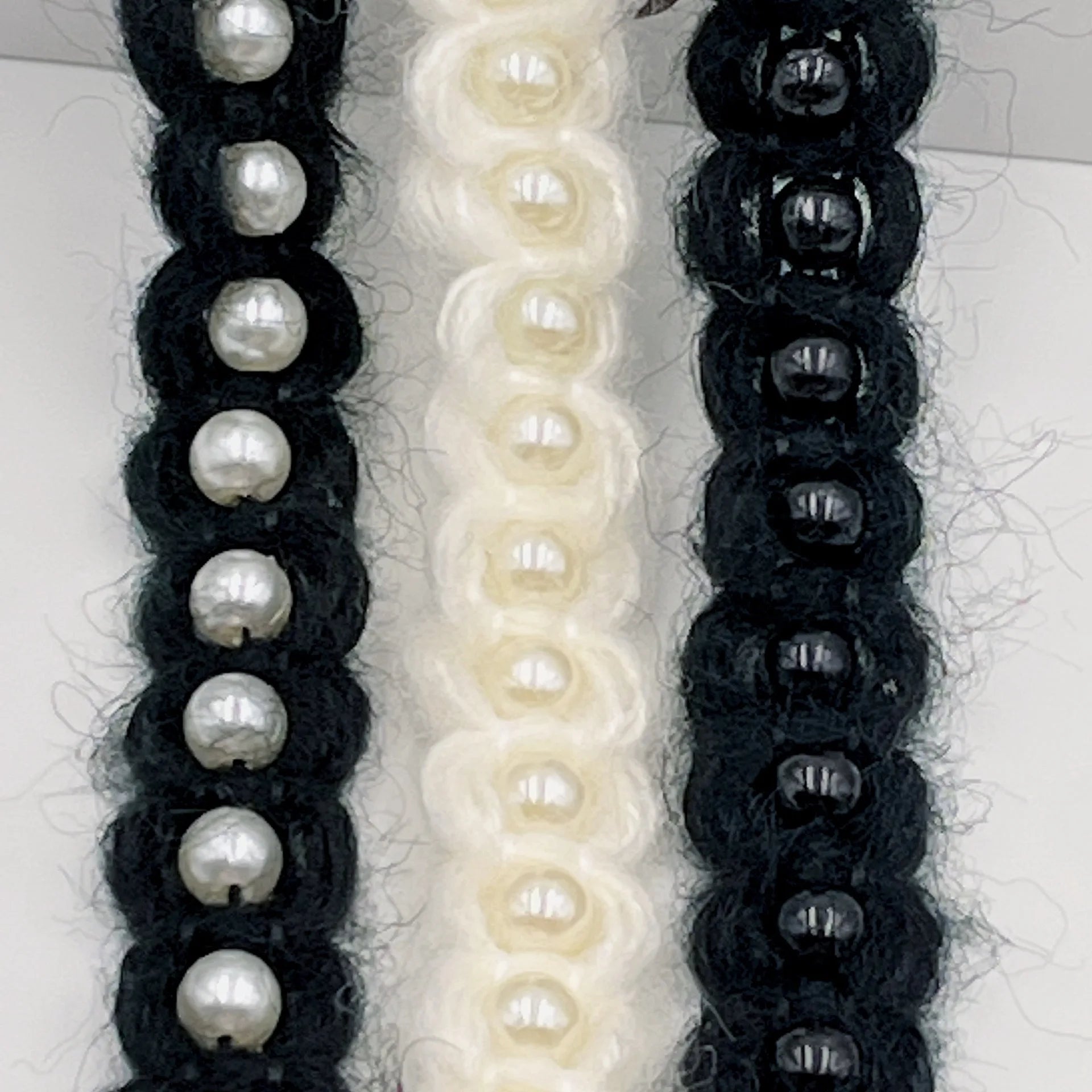 JFL040 Off-the-shelf Wool Pearl Lace Highlights 7 Pearl Garment Accessories Clothing Hat Bags Decorative Ribbon