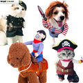Cute Cat Small Dog Cosplay Costumes Funny Winter Pet Photo Props Warm Headwear Personalized for Chinese New Year Summer Seasons