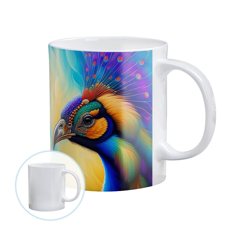 Ceramic White Mug Printer Manufactures of Porcelain Mugs