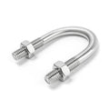 Custom Grade 10.9 Hot Dip Galvanized Stainless Steel U Type Shaped Lock U Bolt Pipe Clamp square U Bolt