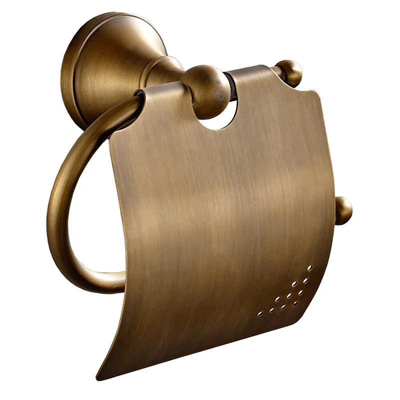 Luxury Stainless Steel Modern Toilet Paper Holder Tissue Roll Hanger Waterproof Wall Mount for Bathroom Hotel Use