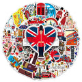 50PCS UK England Travelling London Tower Bridge British Travel Britain Sticker