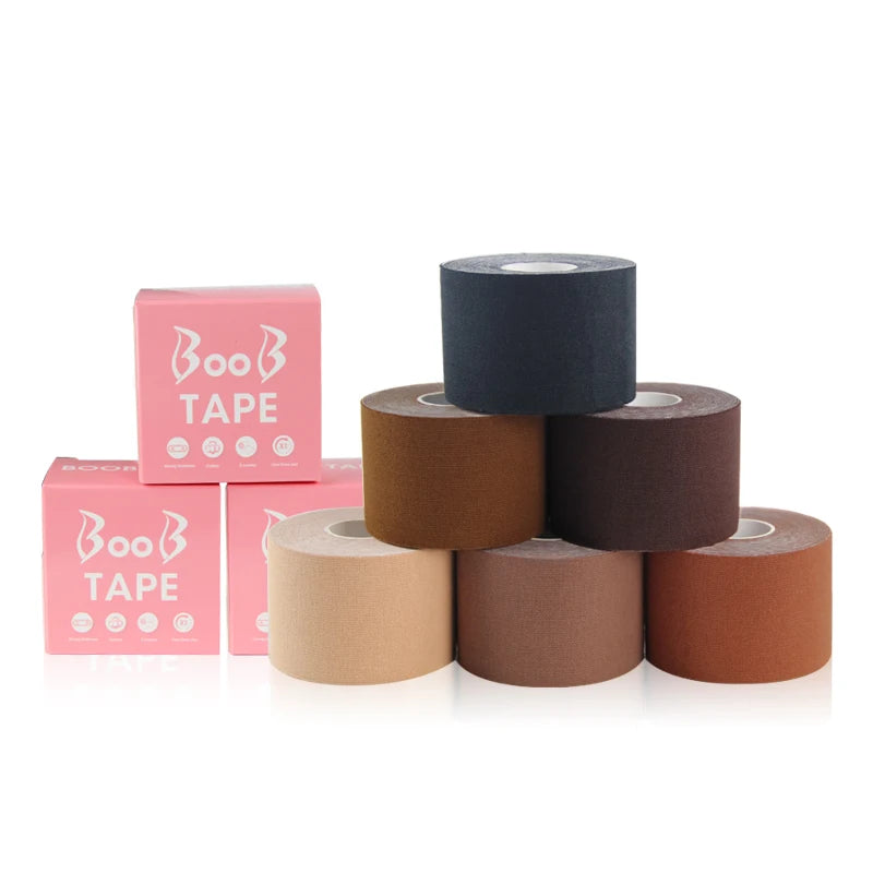 Wholesale High Adhesive Push-up Tape Elastic Breast Lift Boob Tape for Chest Cover Use