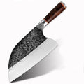 High-carbon Steel Chef Knife Handmade Forged Sharp Cleaver Wide Blade Professional Butcher Knife Utility Vegetable Knives