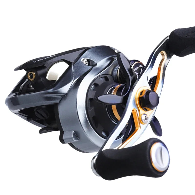 Vikinger Reel BaitCasting Super Long Casting Trolling Reels Ultra Capacity Metal Star Drag BaitCasting Reel Saltwater