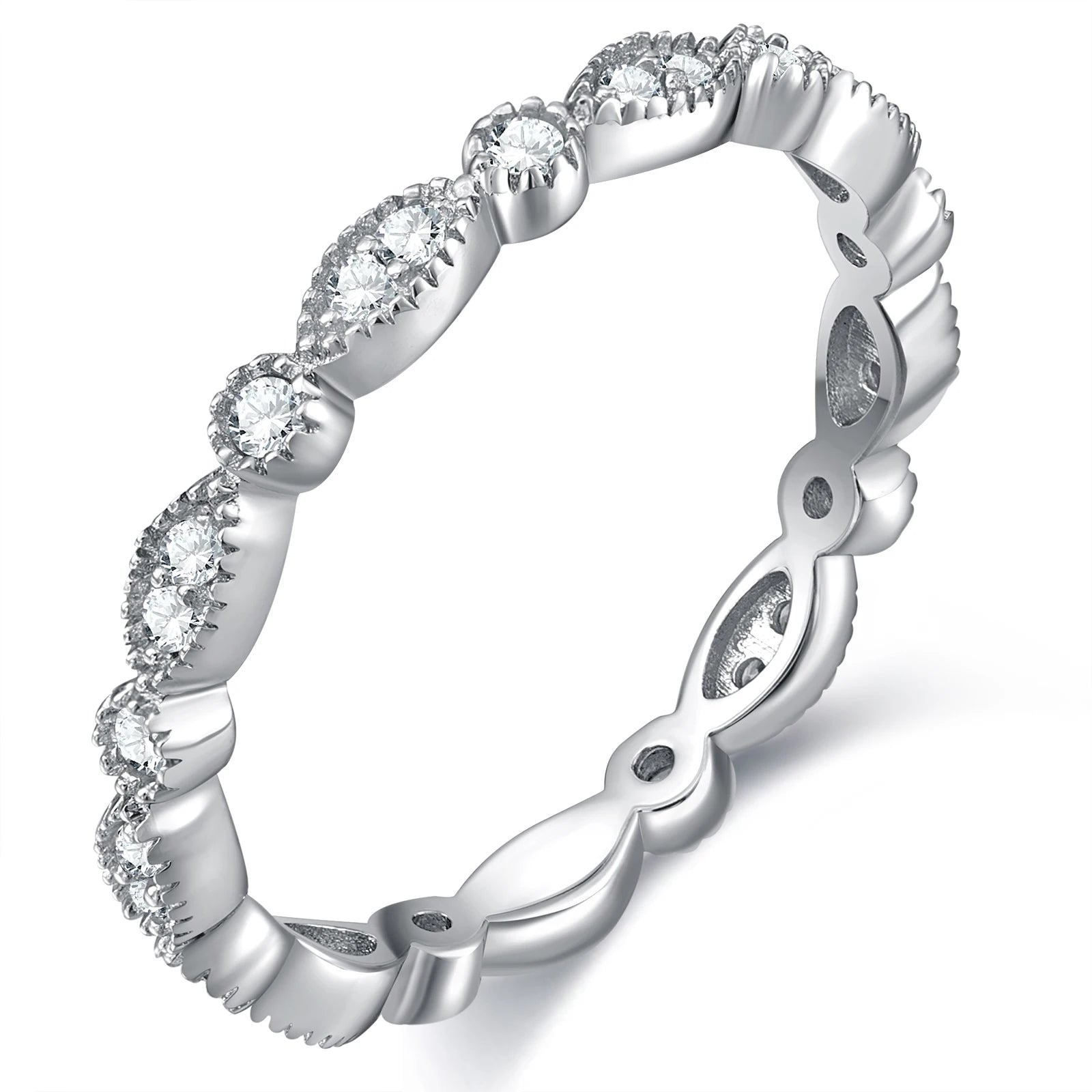 Customized Jewelry 18K White Gold Plated VVS1 GRA 1.5ct 2ct Moissanite Diamond Wedding Ring Set Couple Jewelry