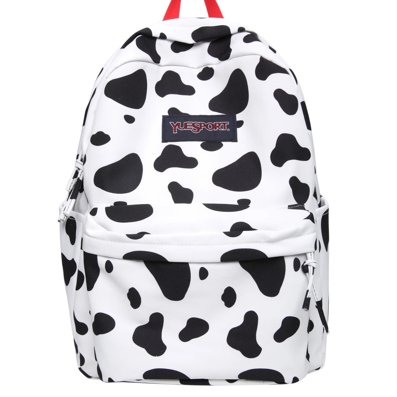 zebra Printed School Backpack for Girls Milk Cow Head Kid Cooler Leopard Print Brown Black College Backpack for Women Girls
