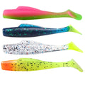 Fishing Lure 65mm 2.3g Paddle Tail TPR Material Fishing Lure Shad Lure Swim Soft Bait Artificial Baits