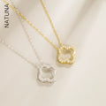 Factory Wholesale Fashion Jewelry Necklaces Sterling Silver 925 Jewelry Butterfly Four-Leaf Clover for Daily Life