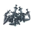 Interior Plastic Rivet Fastener Clips  8mm Hole Push Black Rivet for Automobile