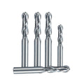 SLANK Carbide Ball Nose CNC Router Bits for 2D/3D Carving & Lettering Milling Cutter for Plastic Wood Acrylic Board