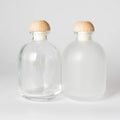 Hot Selling Round Transparent Glass Bottle Beer Whisky Vodka Bottle Custom logo