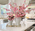 Line Table Top Vase General Jar Decorative Storage Decoration Jar Light Luxury Handpainted Gold Ceramic Flower Vase