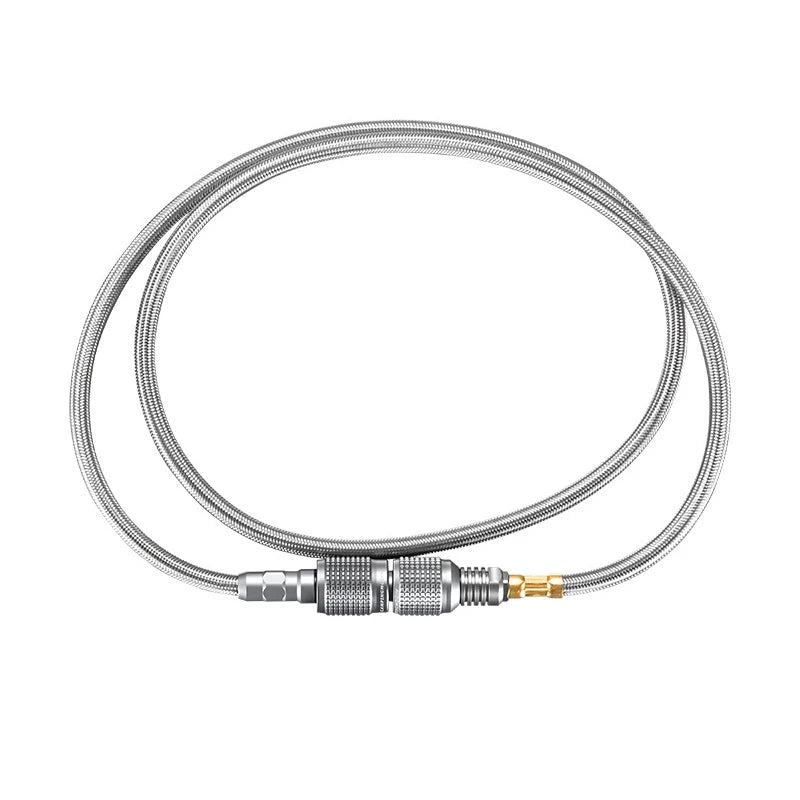 Campingmoon Camping Accessories Gas tank Pipe Outdoor Aluminum Alloy Propane Butane Gas Adapter with Extention Gas Hose