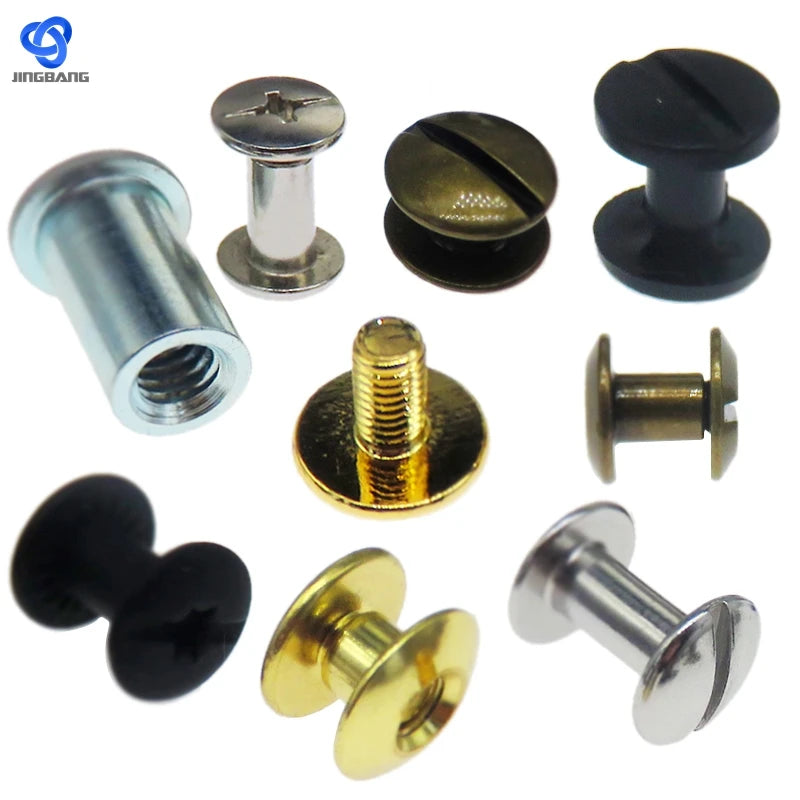 M6 Furniture Bolt Brass Flat Head Hardware Connected Decorative Steel Nut and Customized Screws Screw Connector Bolts Metric MegaBDM