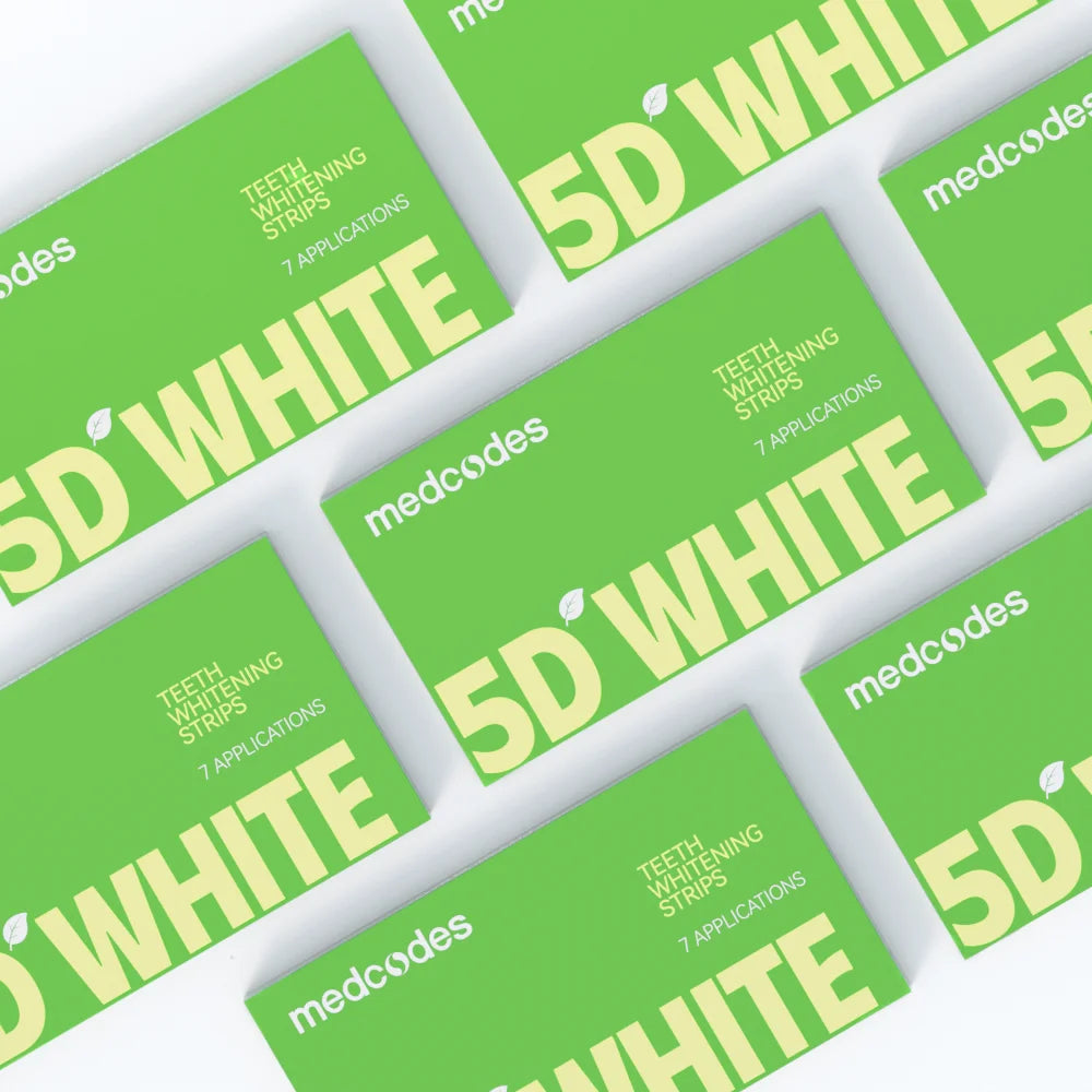 Hot Sale Accessoires De Blanchiment Des Dents Multi-Usages 5D White Teeth Whitening Strips