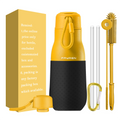 Double-layer Stainless Steel Vacuum Insulated Light Eco-Friendly Large Capacity Business Portable Handheld Water Bottle Lid
