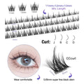 Top Selling Popular DIY Eyelash Extensions Handmade Natural Individual Eyelash Extensions Soft Premium 0.05MM  Eyelash Extension
