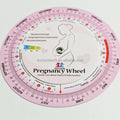 Customizable Logo Color Plastic Obstetrics Wheel Calculator Gestation Born Date Chart 14x14cm Estimate Measurement Fetal Weight