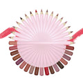 OEM Custom Logo Pink Lip Liner Pencil Low MOQ Mineral Private Label for Eyebrow Eye Makeup Eyeliner Natural Feature Chemical