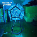 Creative Game Room Decorated Standing Floor Light Art Deco R Dodecahedron Led Light