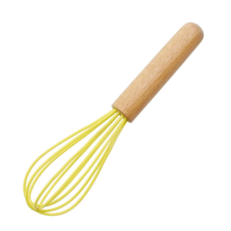 Kitchen Accessories Eco-Friendly Durable Silicone Egg Whisk Egg Beater for Home Kitchen Use Whisking & Beating Milk & Cream