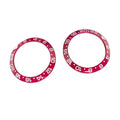Top Grade 38mm Red Ceramic Bezel Insert Custom Automatic Watch Case Accessories & Parts with Export Ceramic Ring