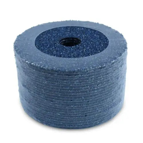 PEXMIENTAS 5 Inch Abrasive Zirconia Alumina Resin Center Hole Fiber Metal Grinding and Sanding Discs Fiber Disc
