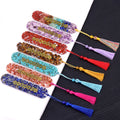 7 Chakra Resin Bookmark Tassel Natural Gemstone Agate Chip Encased 29x33mm Oval Clear Resin Spiritual Jewelry Making Engraving