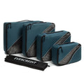 Wholesale Unisex Nylon 5-Piece Travel Organizer Set Fashion Compression Duffle Bag Zipper Closure for Packing Storage Wholesale
