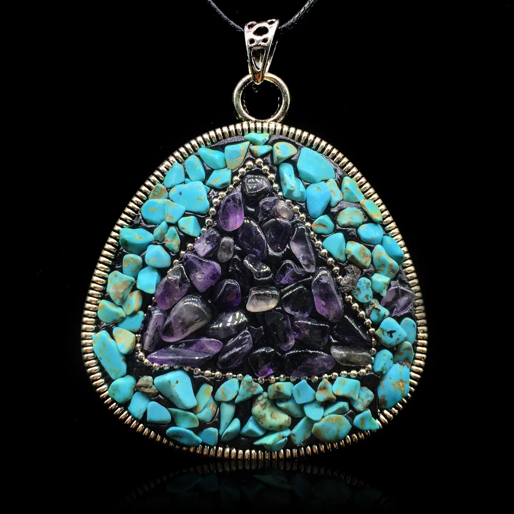 2025 Vintage Jewelry Bohemian Boho Ethnic Dangle Drop Pendant for Women Hanging Chakra Stone Healing Crystal Pendant Chakra Crystal Set Gems