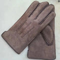 Sample Support High Quality Merino Double Face Sheepskin Gloves Winter Warm Leather Gloves for Outdoor Daily Use for Ladies