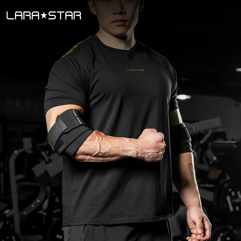 LS0535 Heavy Duty Elbow Bands Weightlifting Elbow Wraps Powerlifting Deadlift Elbow Support Brace Protector