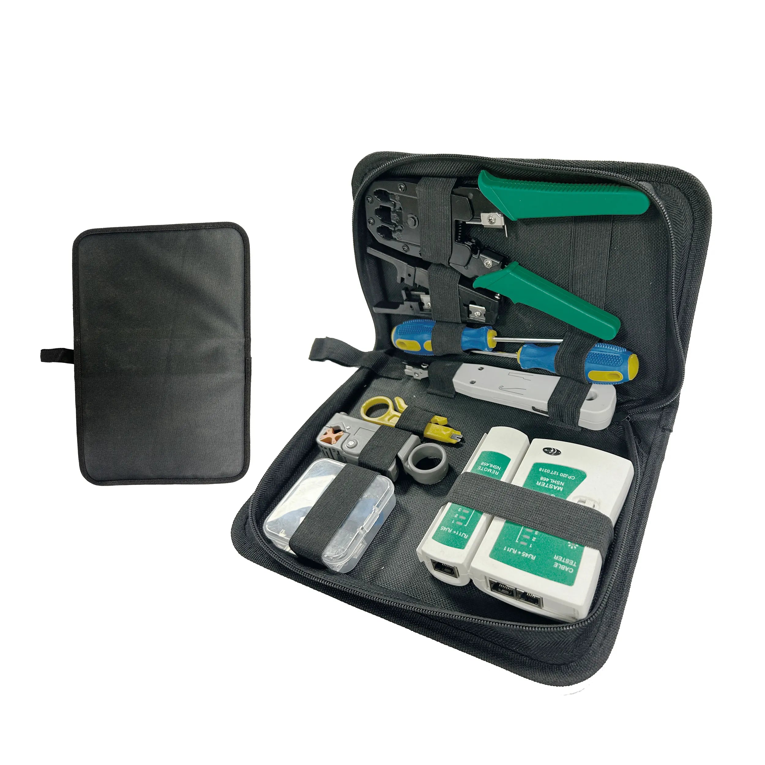 Hot Sell Network Ethernet LAN Kit RJ45 Cat5e Cat6 Cable Tester Crimper Crimping Tools Set