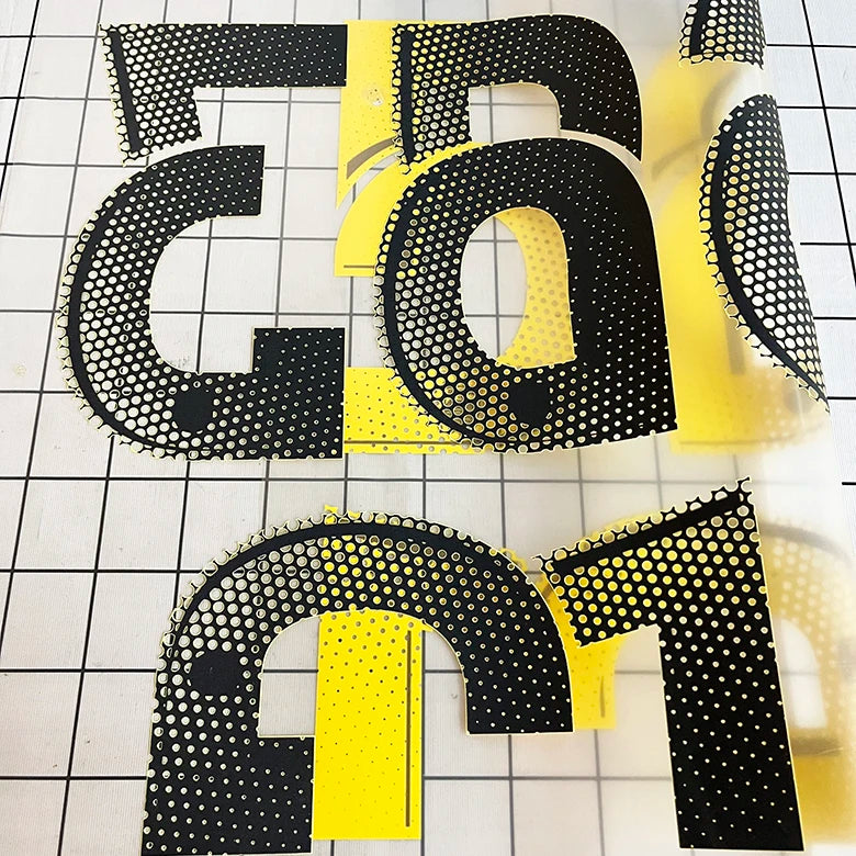 Wholesale Ready Ship Custom Designs Washable High Elastane Press Thermal Tagless Letter Label Sticker Vinyl for Heat Garment