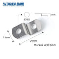 Mirror Hanging Kit Includes Wire Offset Mirror Clips Screw Eyes Sawtooth Hangers for Picture Frames Mirror Frame Accessories MegaBDM