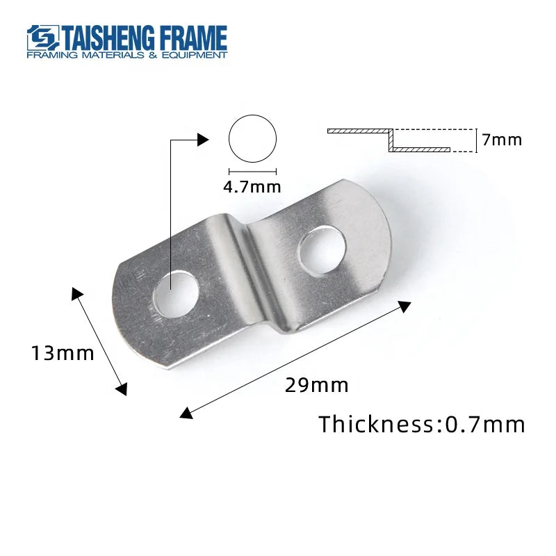 Mirror Hanging Kit Includes Wire Offset Mirror Clips Screw Eyes Sawtooth Hangers for Picture Frames Mirror Frame Accessories MegaBDM