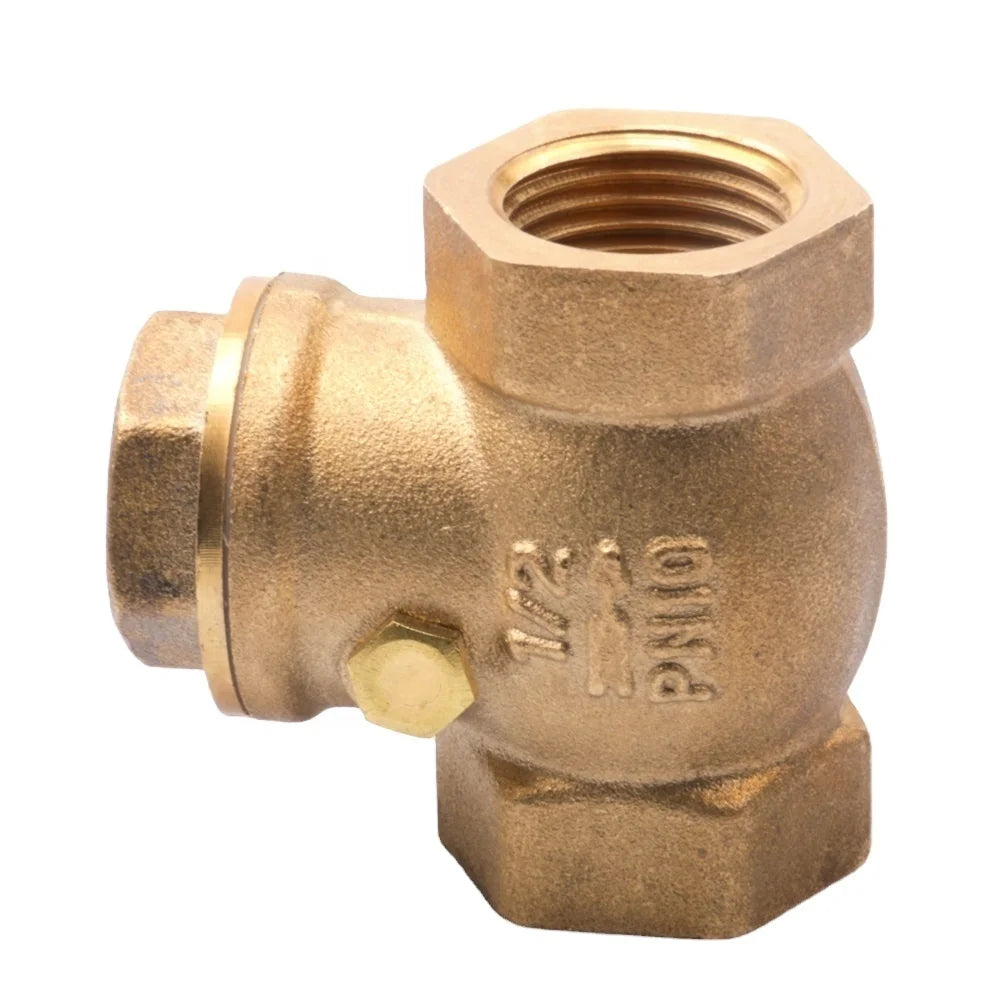 Hot-sale Thread Brass End Swing Non-return Check Valve With Certification
