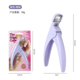 Nail Clipper Flat Mouth U-shaped Nail Plate Crystal Nail Phototherapy Extended Shaping Tool