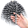 Wand Curl Crochet Hair Synthetic Bounce Crochet Hair Short Curly Braids Curly Crochet Hair for Black Women