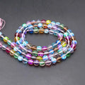 Wholesale Colorful Aura Crystal Synthetic Labradorite Moonstone for Customized Jewelry Polished Round Loose Beads
