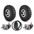 350W 24V Low Speed Brush Gear Magnetic Brake Motor Kit for Hills Electric Power Mobile Powered Garden Cart