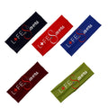 MIO New Non Slip Sports Headband Solid Color Print Button Hair Bands Protect Ears Elastic Headband Nurse Headbands With Button